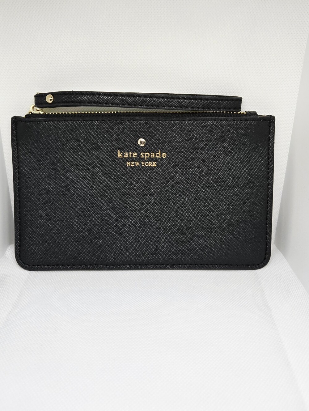 Kate Spade New York Black Leather Wristlet